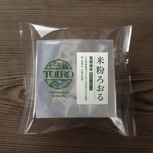 TOIRO　米粉ろおる　雪国緑茶